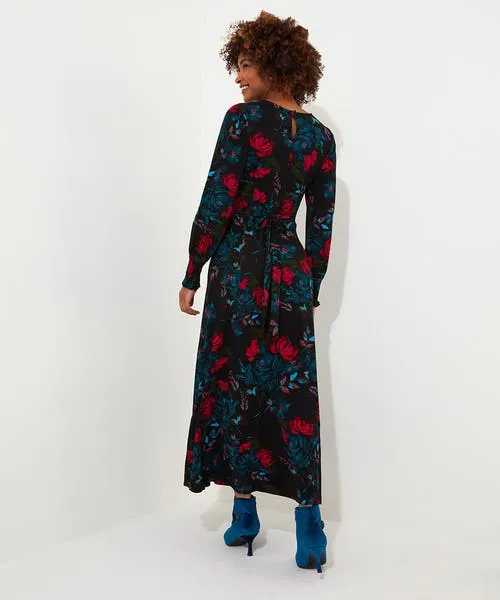 Dresses Apparel Joebrowns Larissa Floral Jersey Dress Black Dresses Apparel Joebrowns Larissa Floral Jersey Dress Black