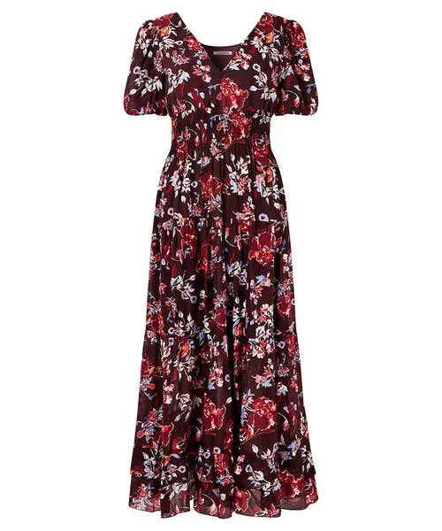 Dresses Apparel Joebrowns Prettiest Floral Dress Aubergine
