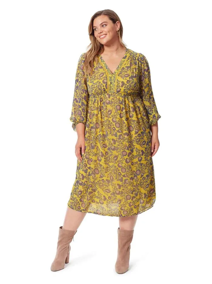 Dresses Clothing Jessica Simpson Annalise Dress In Meso Botanicals