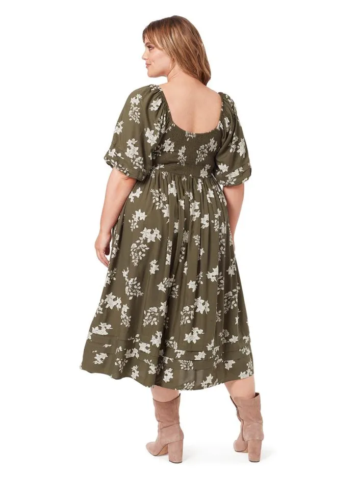 Dresses Clothing Jessica Simpson Simona Dress In Floral Fawn
