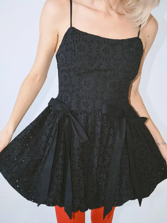Dresses Lisa Says Gah Women Penelope Mini Dress Black Broderie