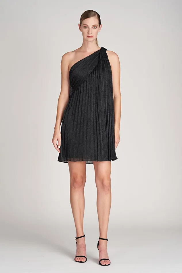 Dresses Women Halston Clare Dress In Shimmer Jersey Black