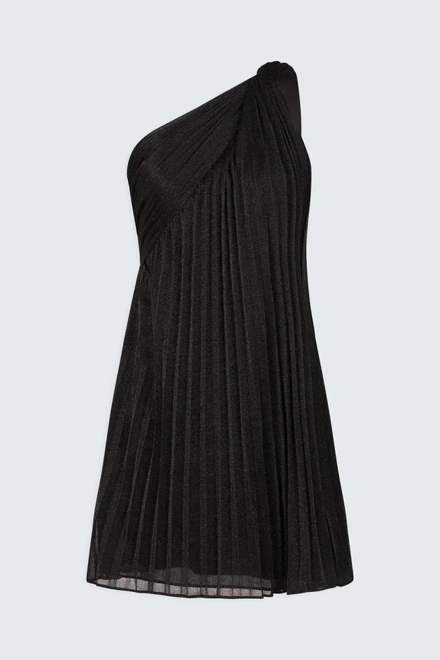 Dresses Women Halston Clare Dress In Shimmer Jersey Black