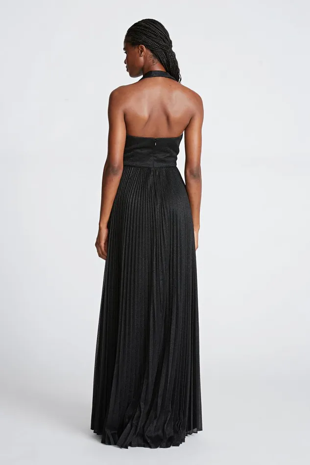 Dresses Women Halston Tiffany Gown In Shimmer Jersey Black