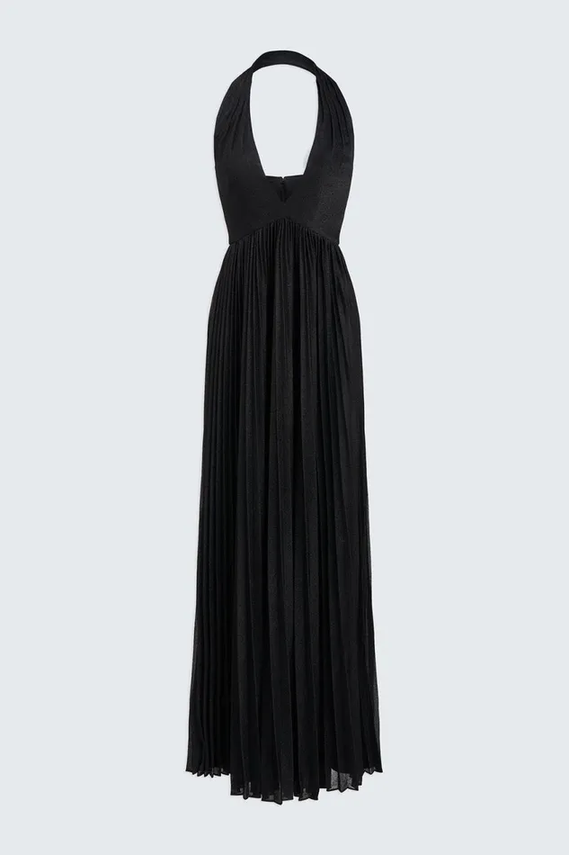 Dresses Women Halston Tiffany Gown In Shimmer Jersey Black