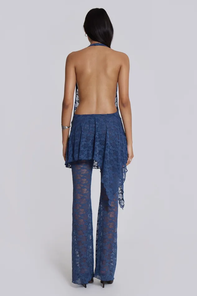 Dresses Women Jaded London Shop Blue Riva Lace Coord Set