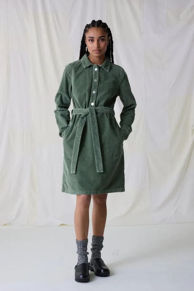 Dresses Women Leon and Harper Regna Plain Dress Green