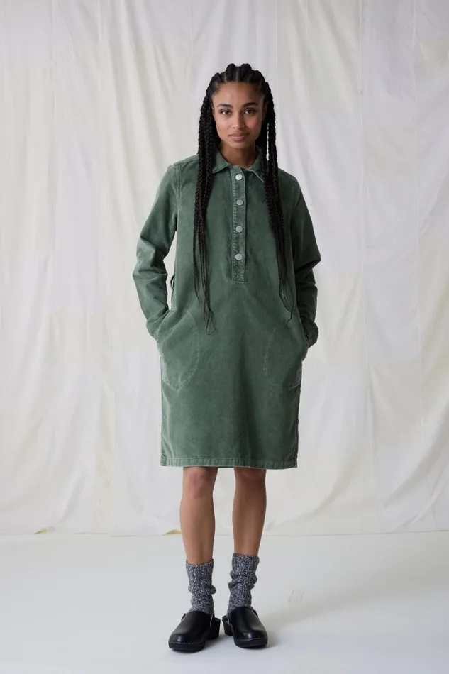 Dresses Women Leon and Harper Regna Plain Dress Green