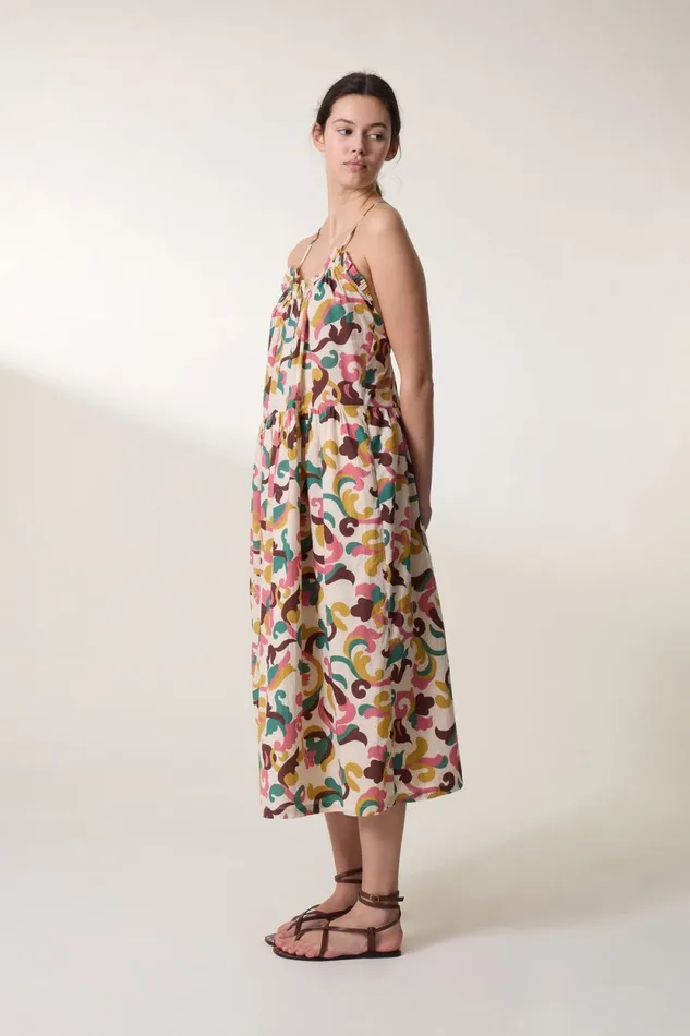 Dresses Women Leon and Harper Roar Patch Dress Vanilla
