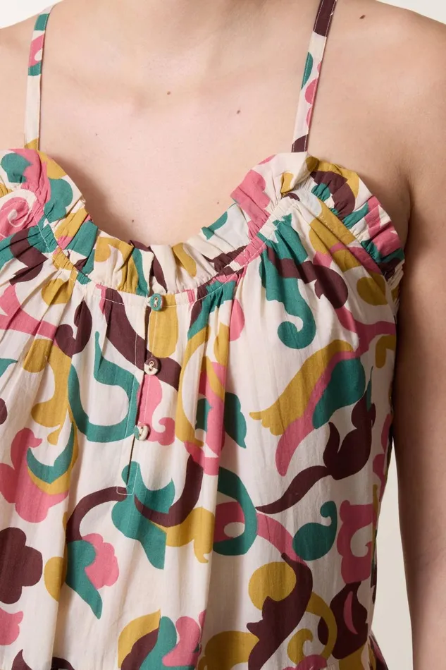 Dresses Women Leon and Harper Roar Patch Dress Vanilla