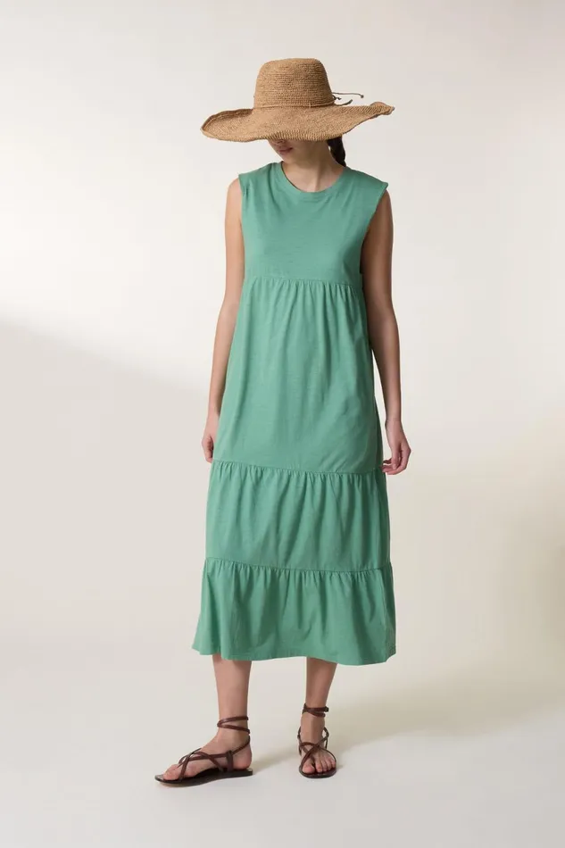 Dresses Women Leon and Harper Ryo Plain Dress Celadon