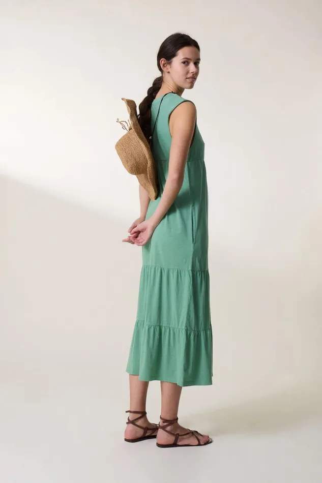 Dresses Women Leon and Harper Ryo Plain Dress Celadon