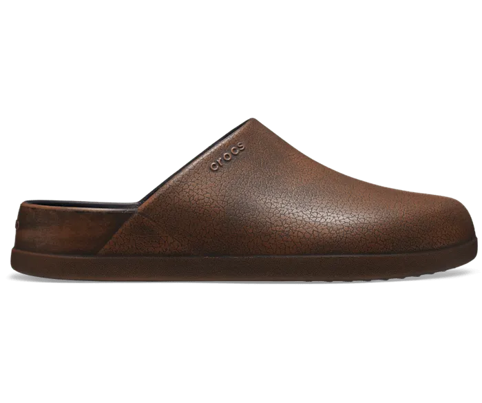 Dylan Burnished Clog Mocha Men Crocs Clogs