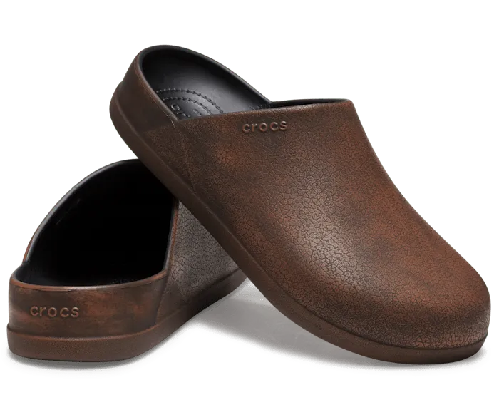 Dylan Burnished Clog Mocha Men Crocs Clogs
