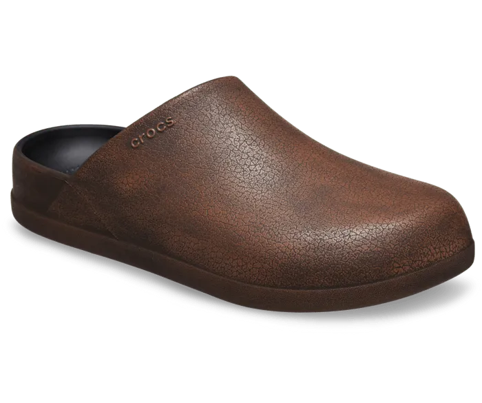 Dylan Burnished Clog Mocha Men Crocs Clogs