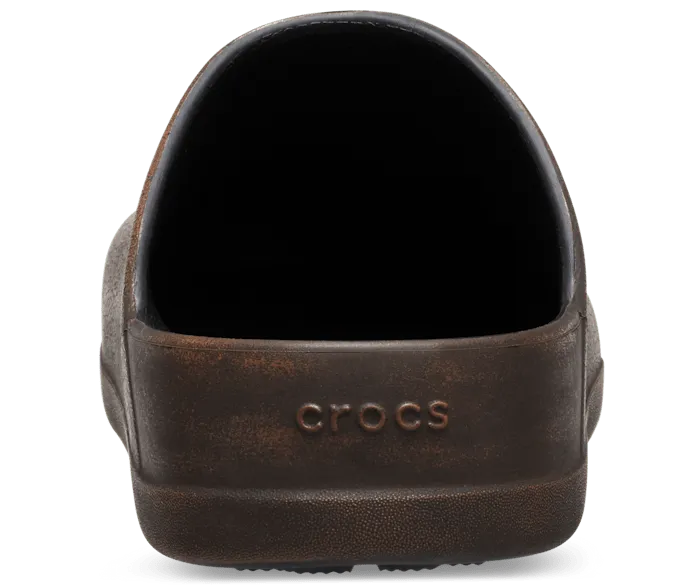 Dylan Burnished Clog Mocha Men Crocs Clogs