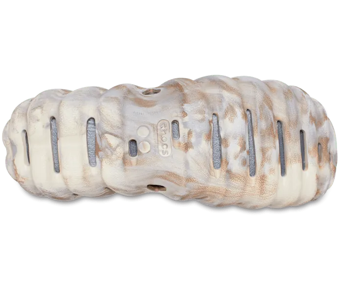 Echo Marbled Slide Bone Multi Men Crocs Slides