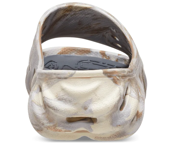 Echo Marbled Slide Bone Multi Men Crocs Slides
