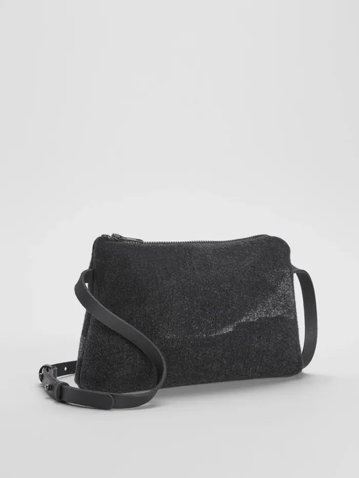 Eileen Fisher Accessories Waste No More Crossbody Bag Charcoal 8211 Shop