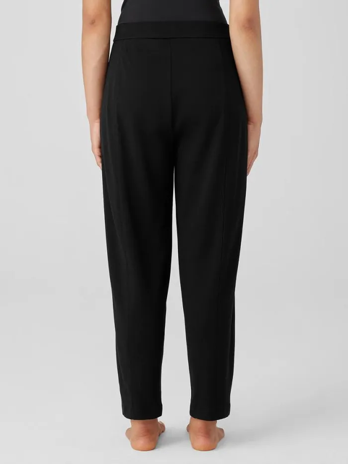Eileen Fisher Extended Sizing 1X3X Organic Cotton Interlock Lantern Sleep Pant Black 8211 Shop