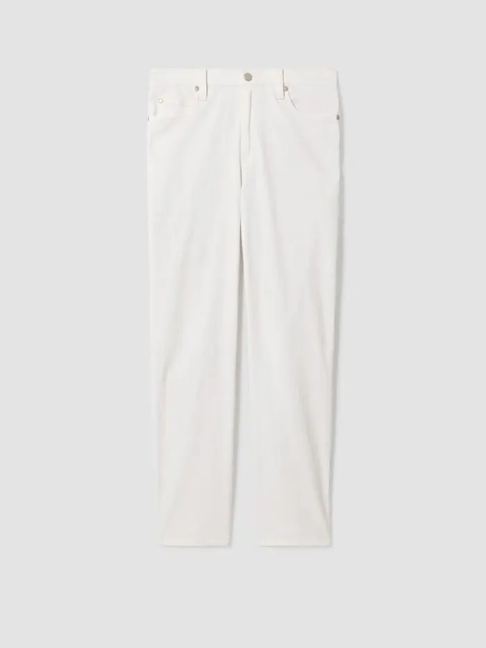 Eileen Fisher Extended Sizing 1X3X Undyed Organic Cotton Denim Straight Jean Undyed Natural 8211 Shop