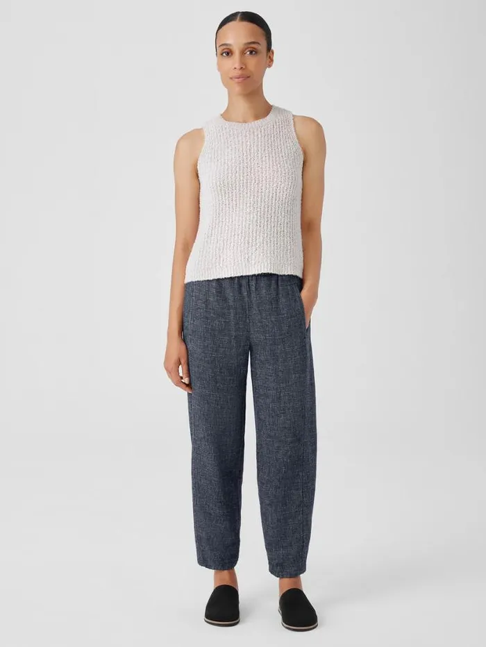 Eileen Fisher Petite Tweedy Hemp Cotton Lantern Pant Denim 8211 Shop