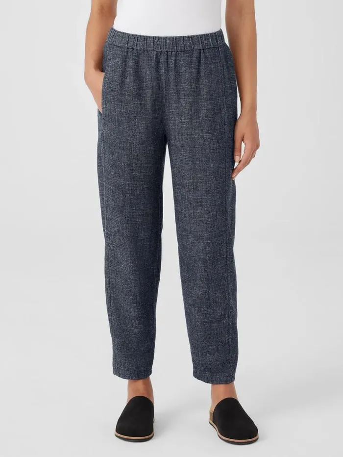 Eileen Fisher Petite Tweedy Hemp Cotton Lantern Pant Denim 8211 Shop