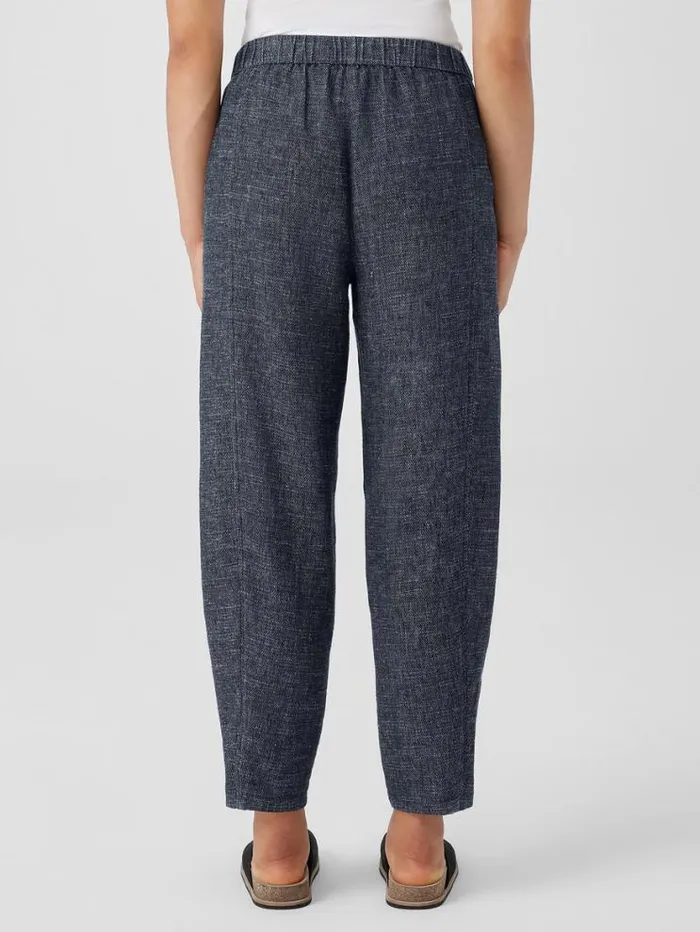 Eileen Fisher Petite Tweedy Hemp Cotton Lantern Pant Denim 8211 Shop