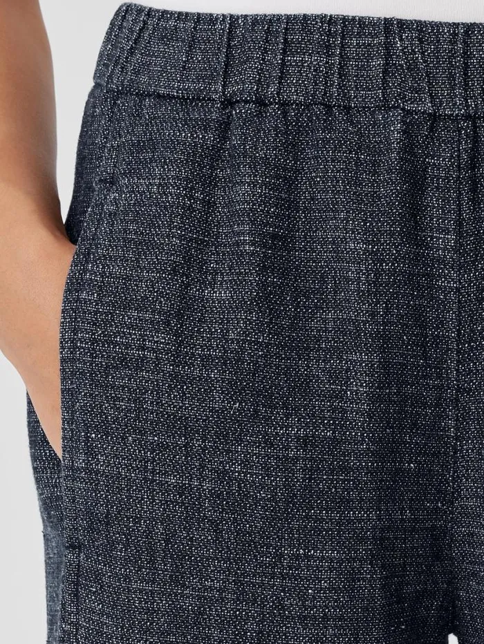 Eileen Fisher Petite Tweedy Hemp Cotton Lantern Pant Denim 8211 Shop