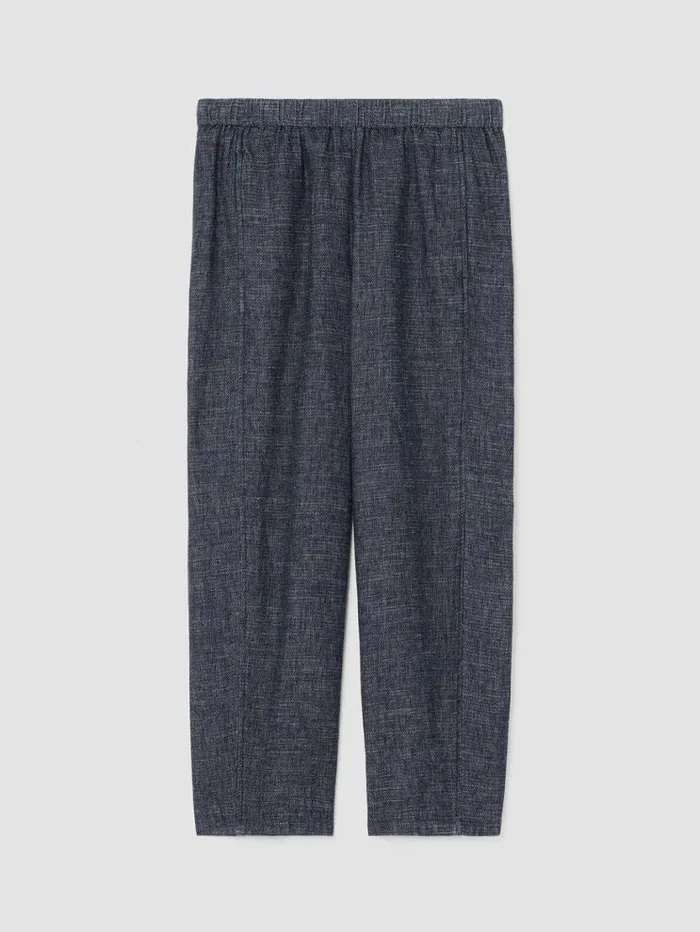Eileen Fisher Petite Tweedy Hemp Cotton Lantern Pant Denim 8211 Shop