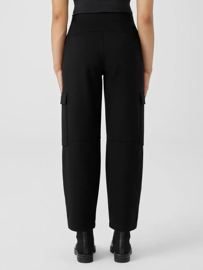 Eileen Fisher Petite Washable Flex Ponte Cargo Lantern Pant Black 8211 Shop