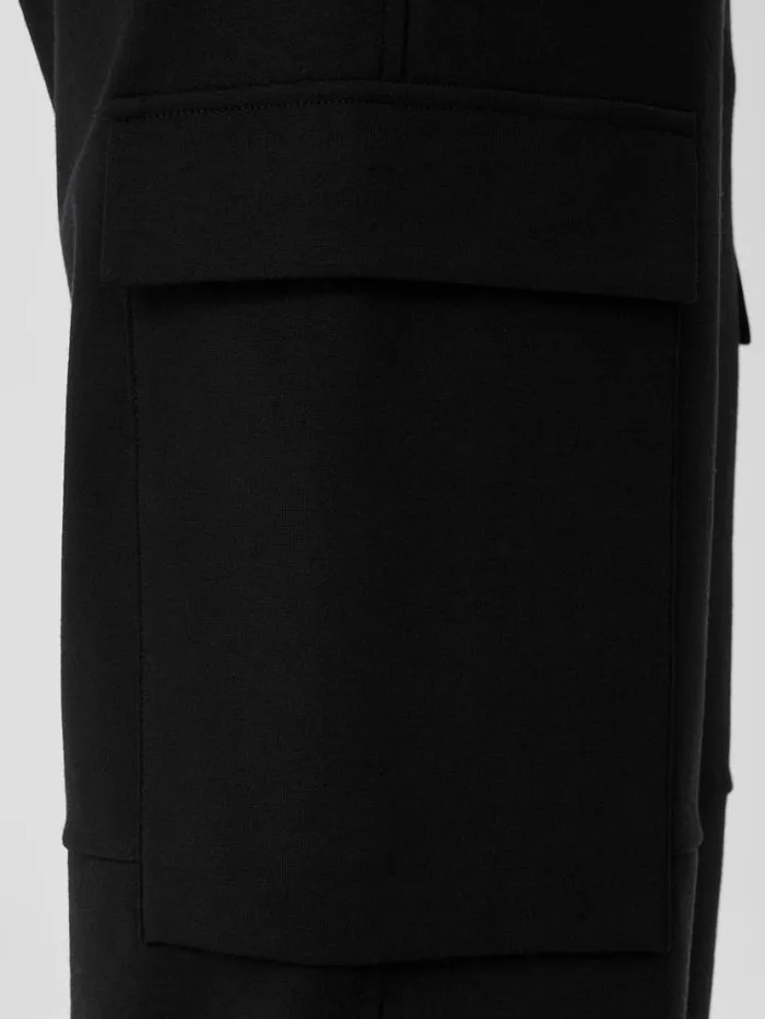 Eileen Fisher Petite Washable Flex Ponte Cargo Lantern Pant Black 8211 Shop
