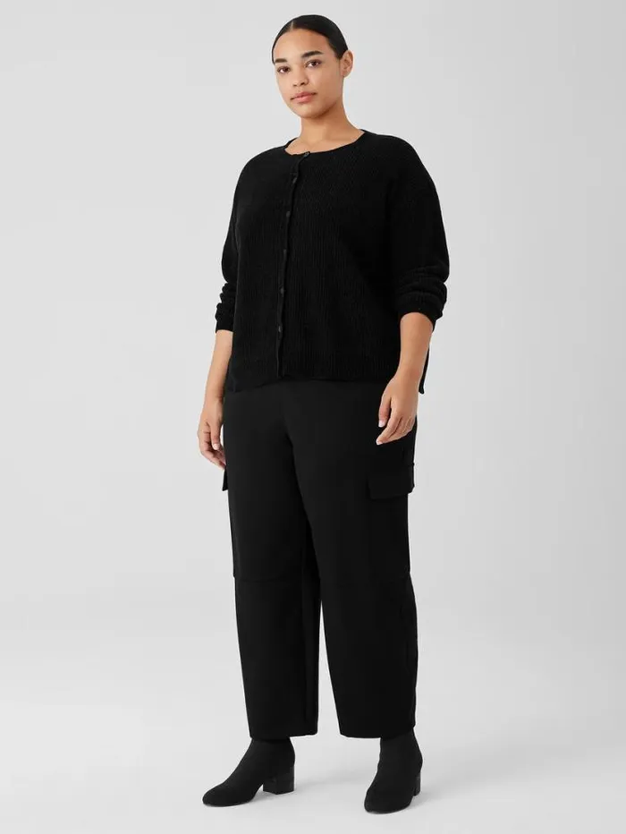 Eileen Fisher Petite Washable Flex Ponte Cargo Lantern Pant Black 8211 Shop