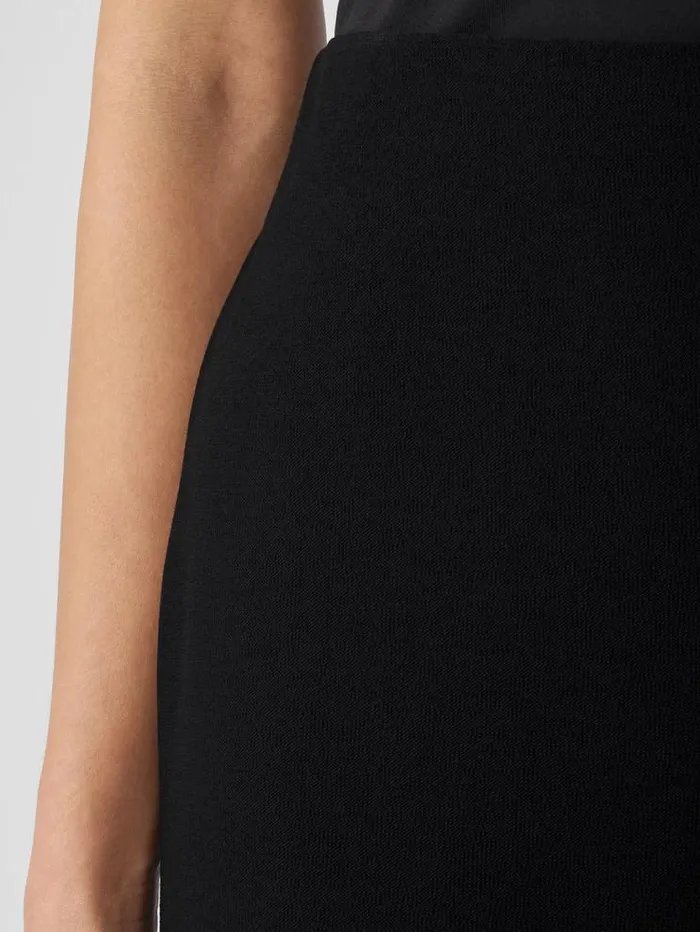 Eileen Fisher Petite Washable Stretch Crepe HighWaisted Wide Pant Black 8211 Shop