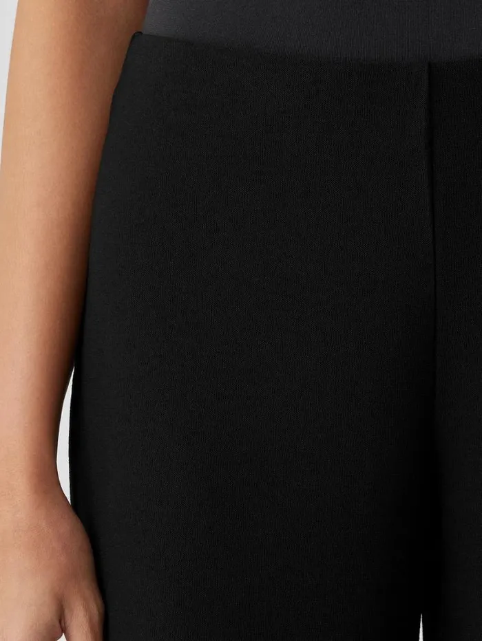 Eileen Fisher Petite Washable Stretch Crepe WideLeg Pant Black 8211 Shop