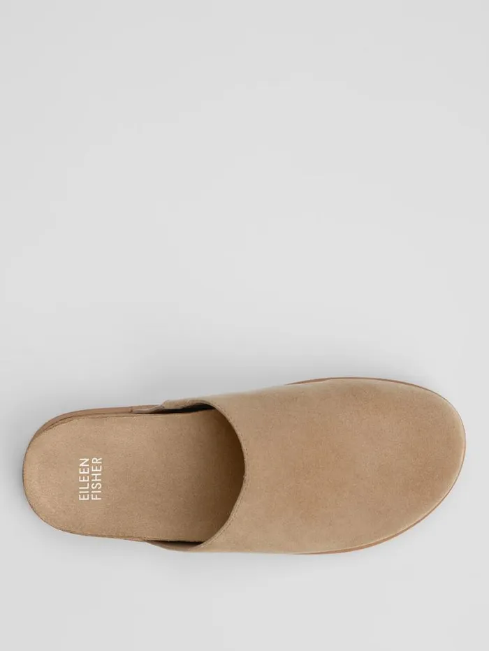 Eileen Fisher Shoes Bios Suede Mule Ecru 8211 Shop