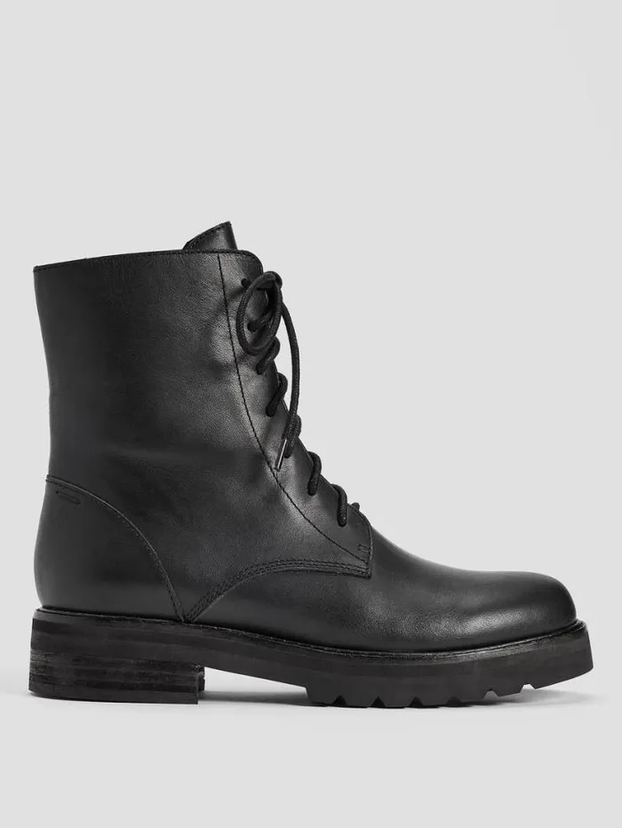 Eileen Fisher Shoes Coin Leather Bootie Black 8211 Shop