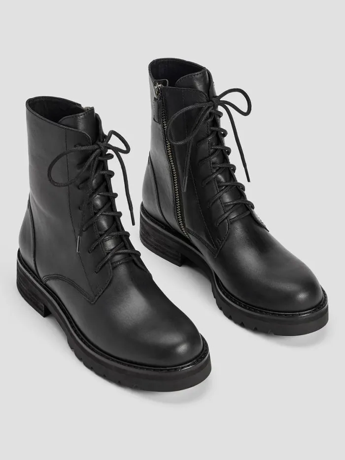 Eileen Fisher Shoes Coin Leather Bootie Black 8211 Shop