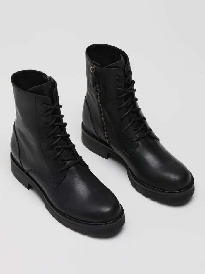 Eileen Fisher Shoes Coin Leather Bootie Black 8211 Shop