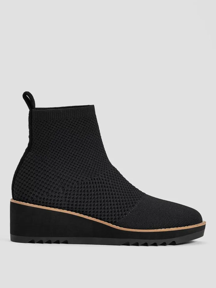 Eileen Fisher Shoes London Recycled Stretch Knit Bootie Black 8211 Shop