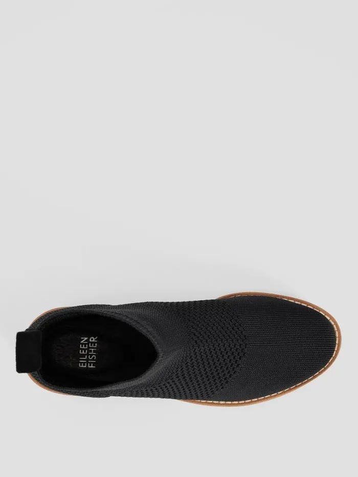 Eileen Fisher Shoes London Recycled Stretch Knit Bootie Black 8211 Shop