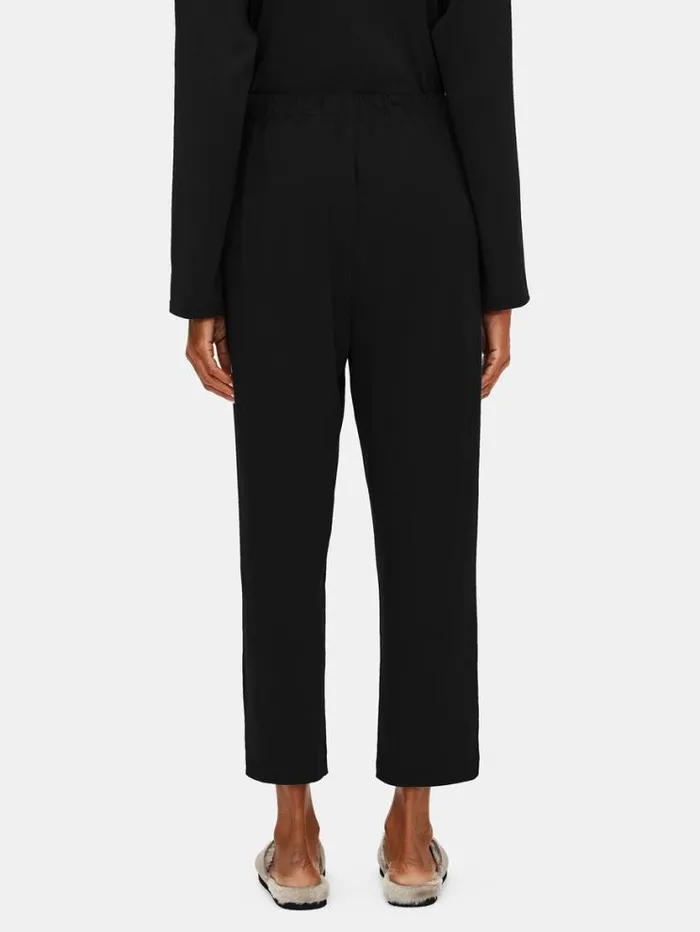 Eileen Fisher Sleepwear Organic Cotton Interlock Slouchy Sleep Pant Black 8211 Shop