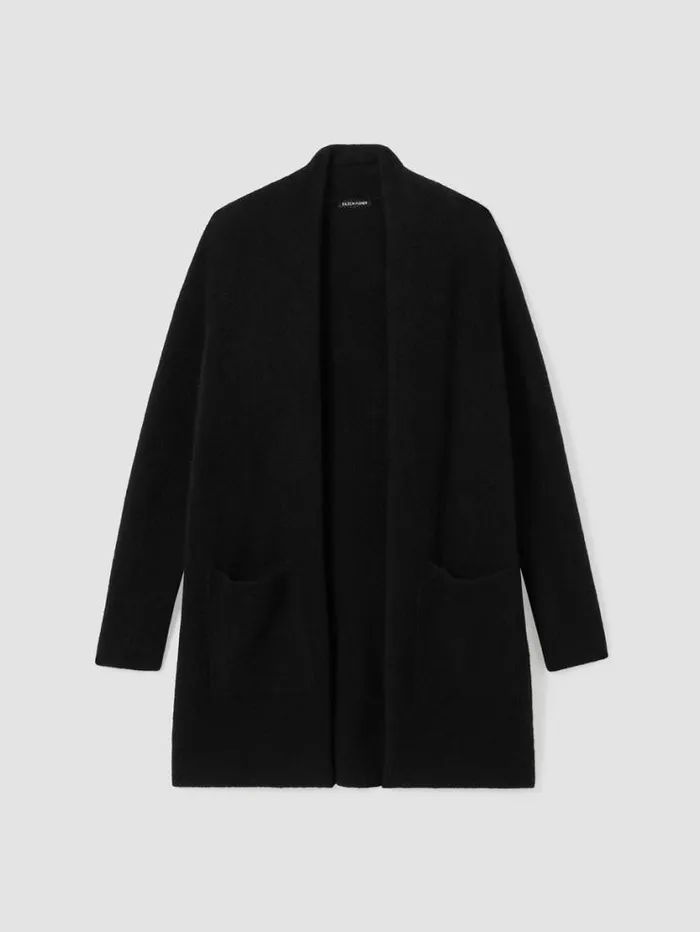 Eileen Fisher Sweaters and Cardigans Cashmere Silk Bliss Long Cardigan Black 8211 Shop