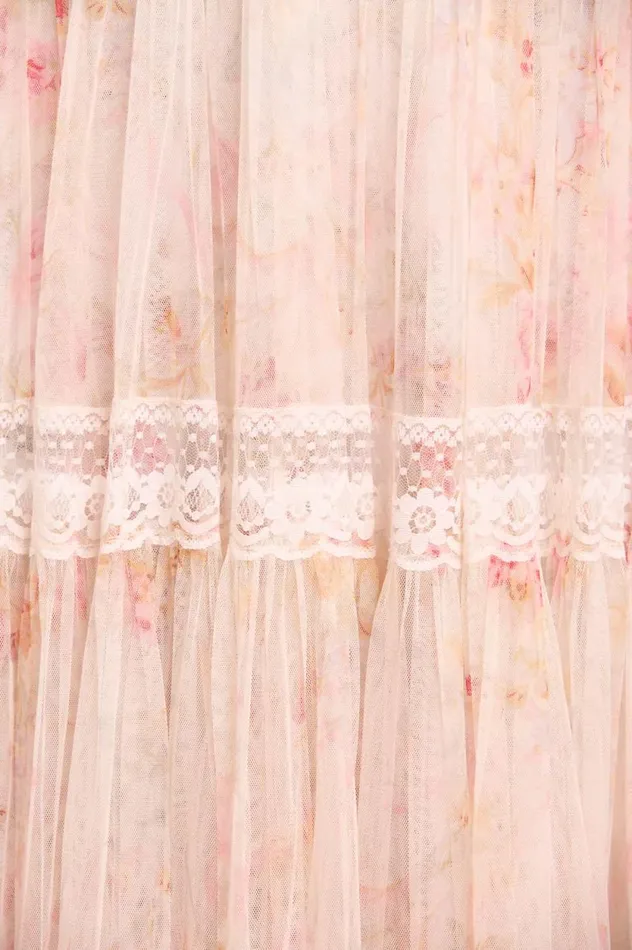 Enchanted Garden Lace Ankle Gown Multi Women Needle and Thread Dresses