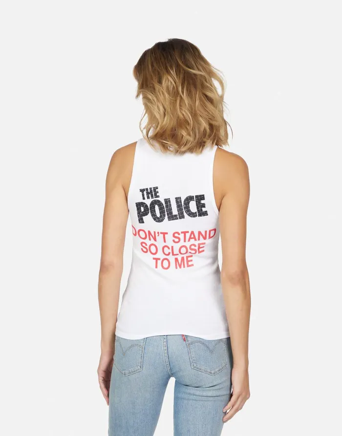 Esmerelda The Police Don039t Stand White Women039s Lauren Moshi Tanks