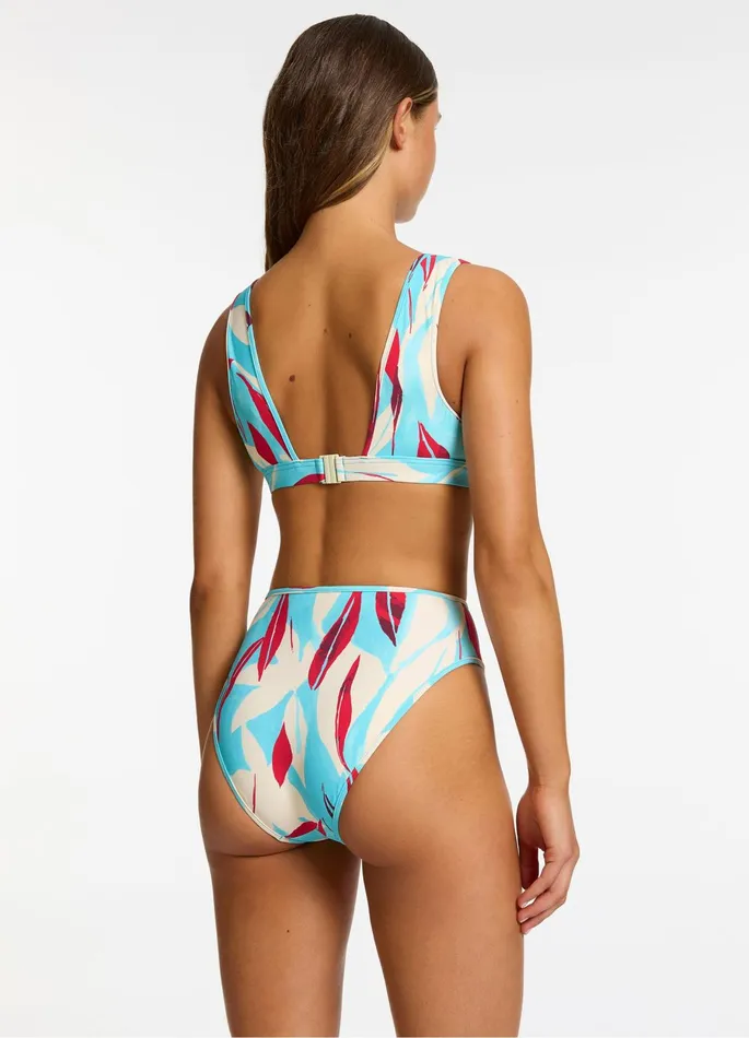 Fauna High Waist High Leg Bikini Bottom Dolce Women JETS Australia High Waist Bikini Bottoms