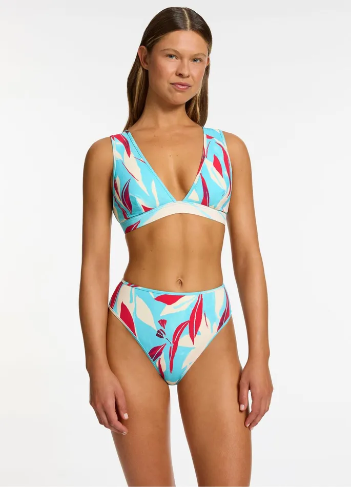 Fauna High Waist High Leg Bikini Bottom Dolce Women JETS Australia High Waist Bikini Bottoms