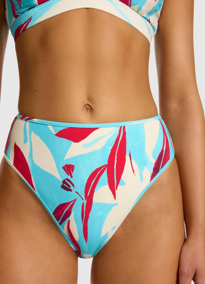 Fauna High Waist High Leg Bikini Bottom Dolce Women JETS Australia High Waist Bikini Bottoms