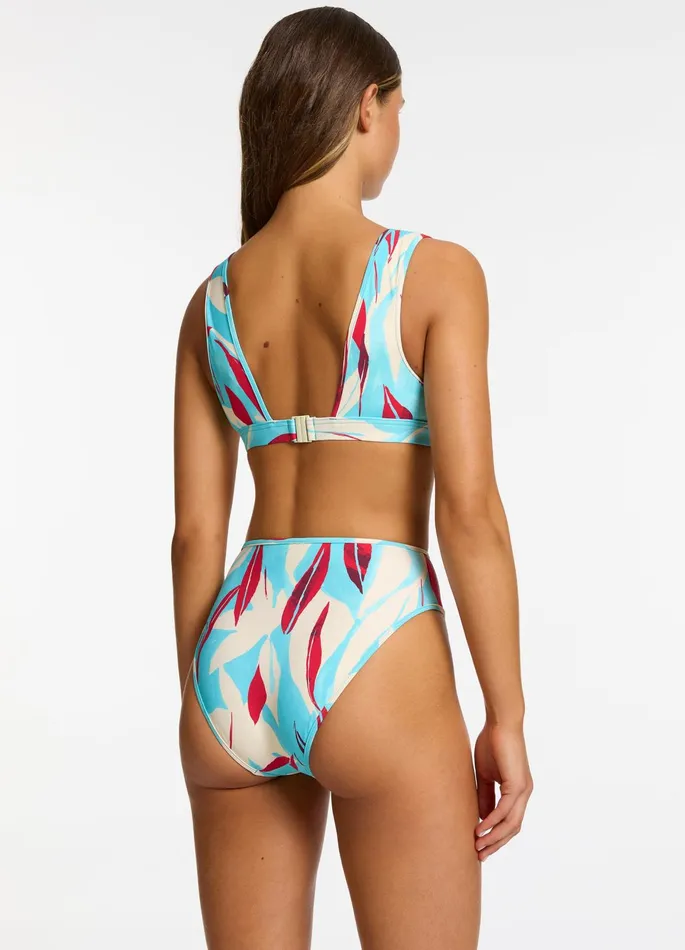 Fauna Plunge Bikini Top Dolce Women JETS Australia Tri Bikini Tops