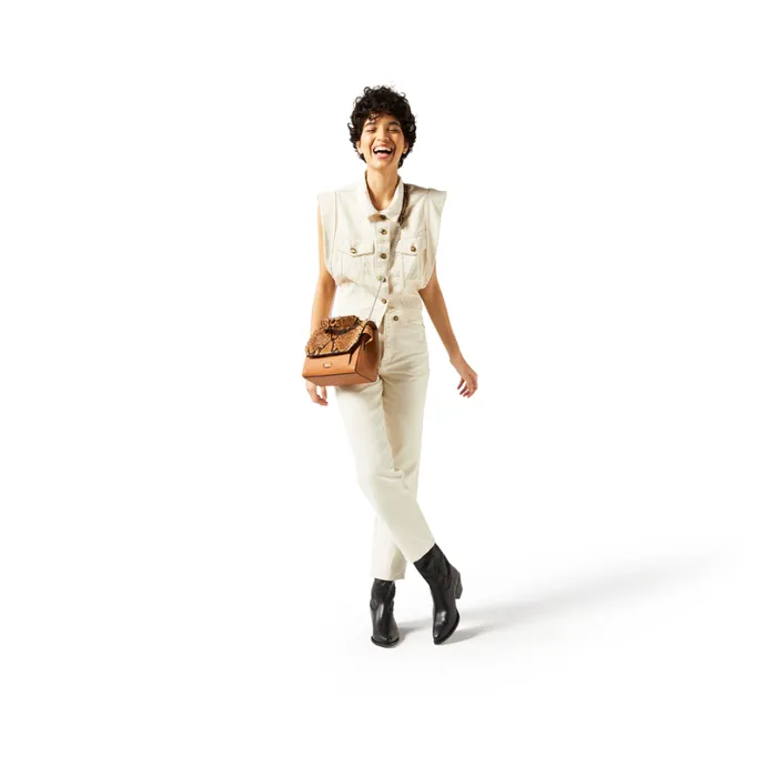 Flap Bag With Handle Camel Women Lancel The Exotics